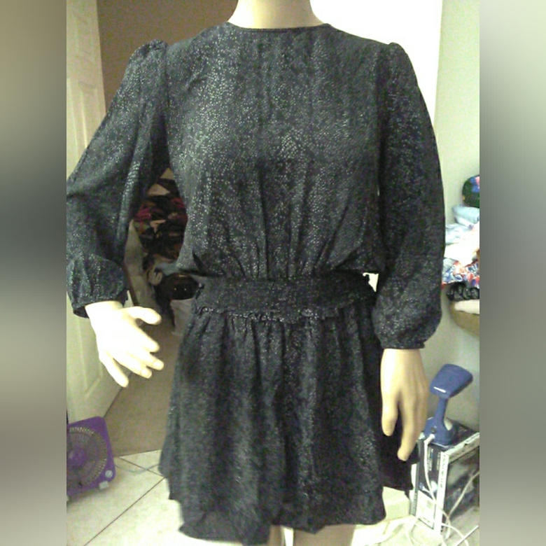 Lk. New Rails Animal Print Long Sleeve Mini Dress Sz. Xs Soft Lightweight Soft